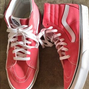 Pink High Top Vans